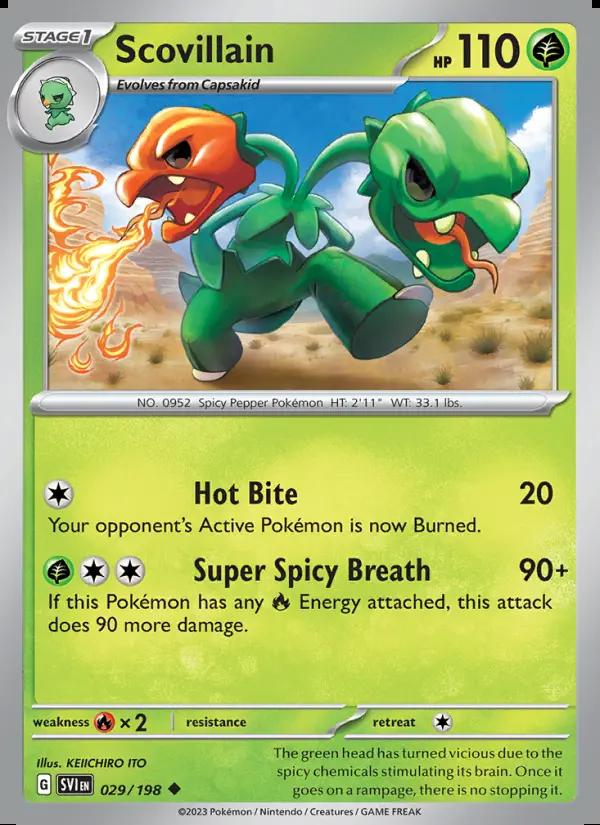 Image of Scovillain Scarlet and Violet (SVI) #029