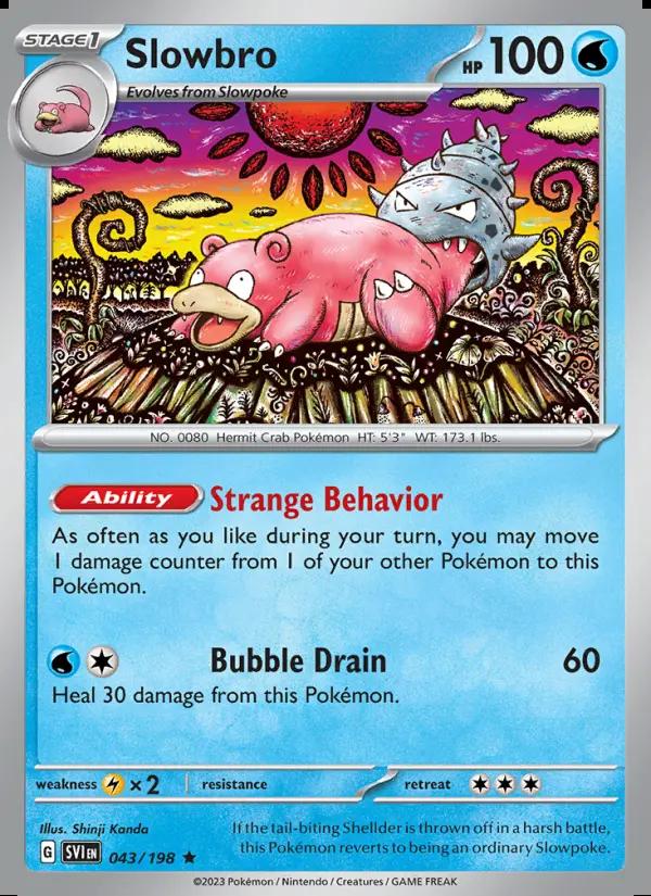 Image of Slowbro Scarlet and Violet (SVI) #043