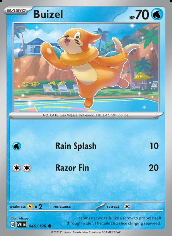 Image of Buizel Scarlet and Violet (SVI) #046
