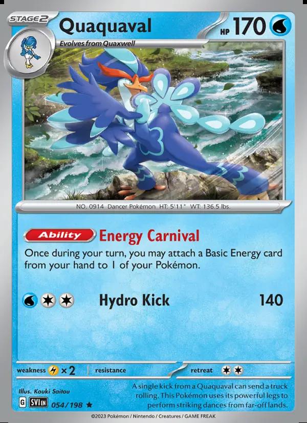 Image of Quaquaval Scarlet and Violet (SVI) #054