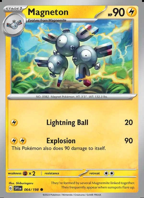 Image of Magneton Scarlet and Violet (SVI) #064