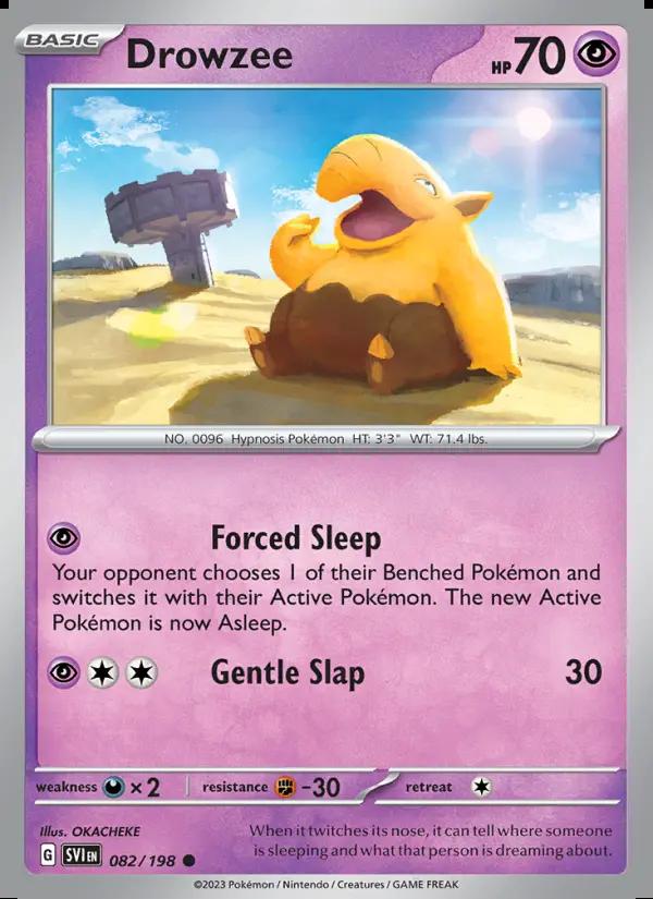 Image of Drowzee Scarlet and Violet (SVI) #082