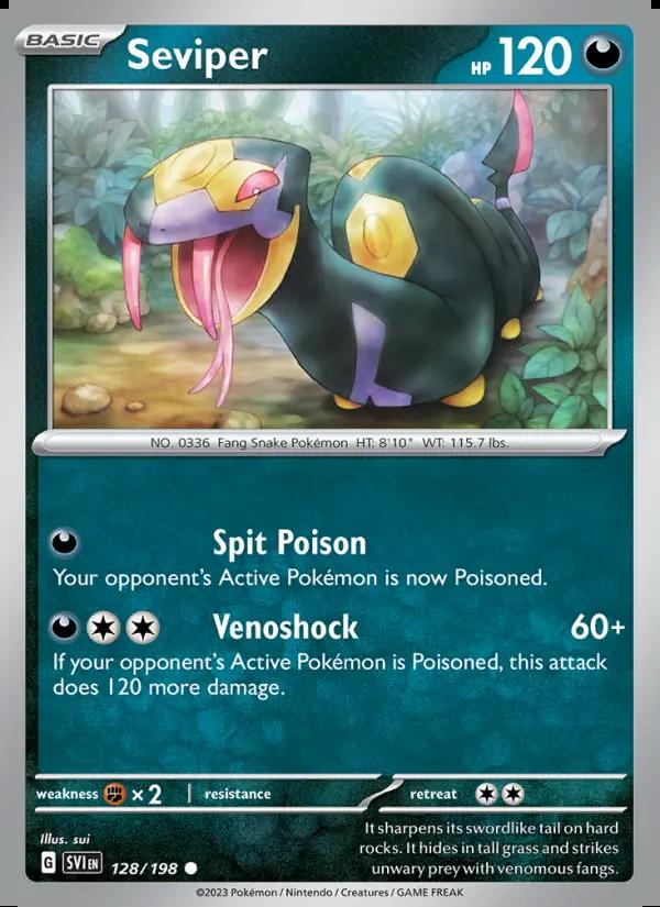Image of Seviper Scarlet and Violet (SVI) #128