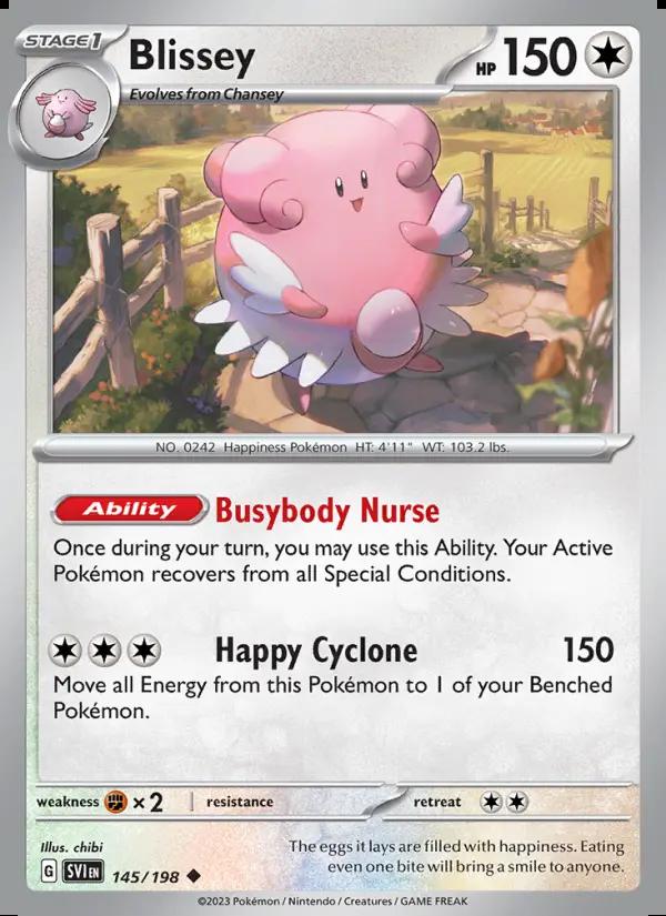 Image of Blissey Scarlet and Violet (SVI) #145