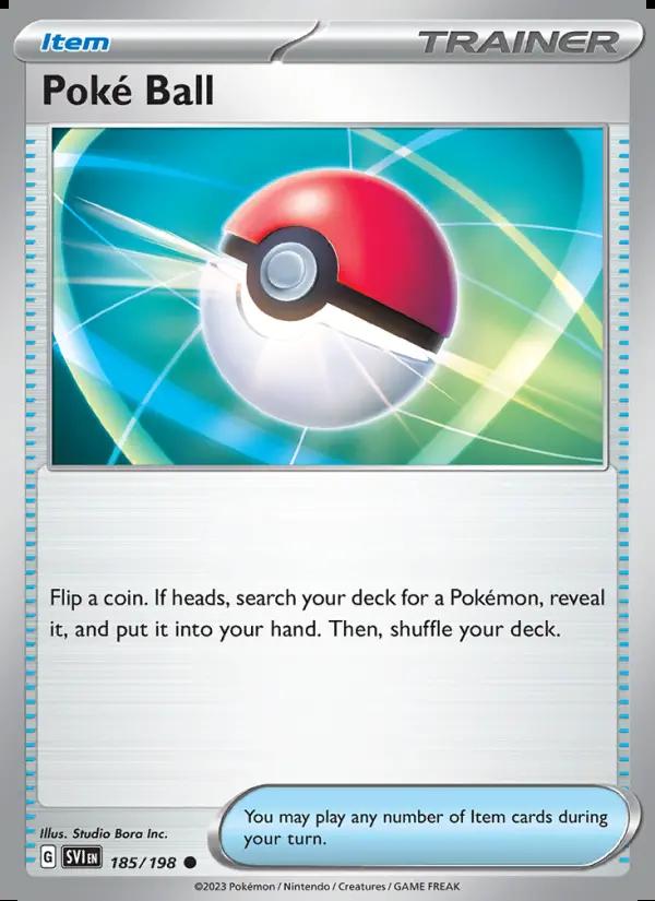 Image of Poke Ball Scarlet and Violet (SVI) #185