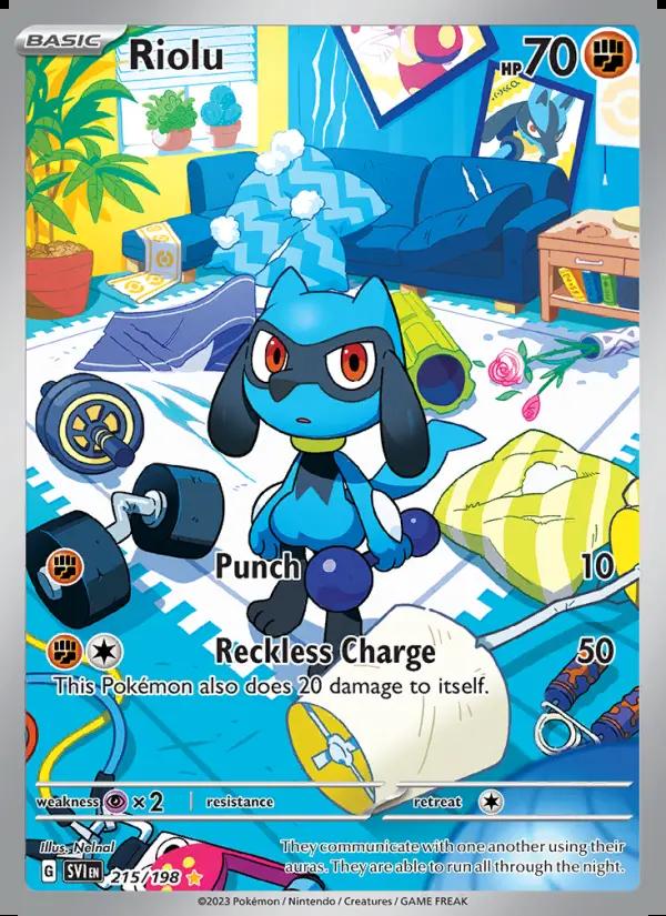 Image of Riolu Scarlet and Violet (SVI) #215