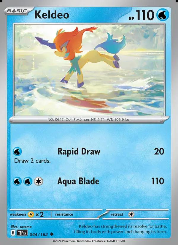 Image of Keldeo Temporal Forces (TEF) #044