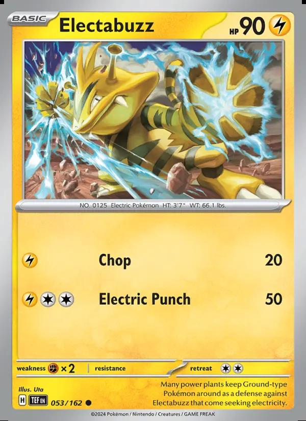 Image of Electabuzz Temporal Forces (TEF) #053