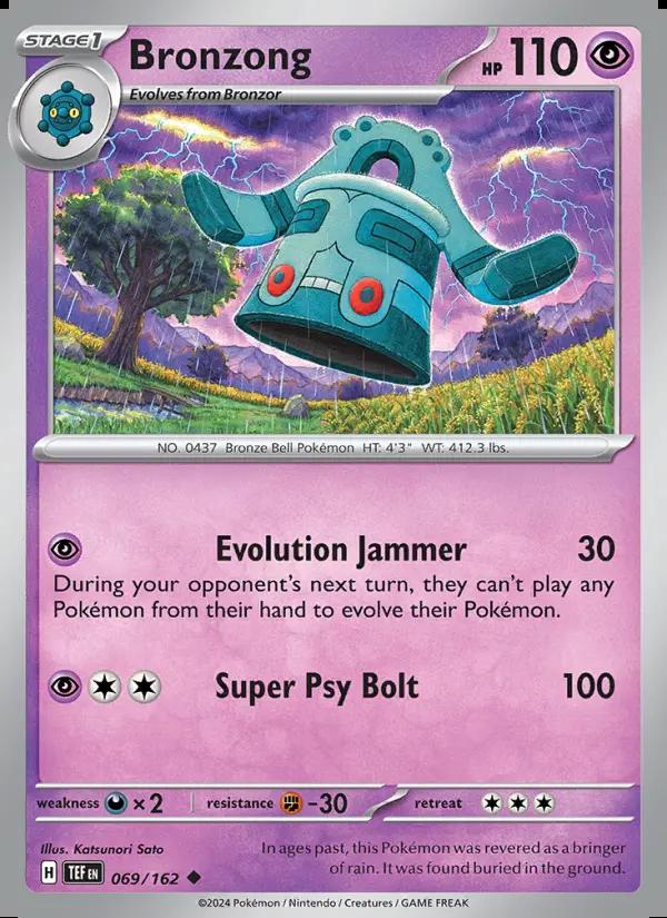 Image of Bronzong Temporal Forces (TEF) #069
