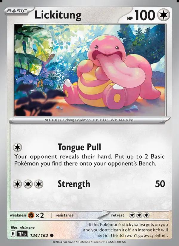 Image of Lickitung Temporal Forces (TEF) #124