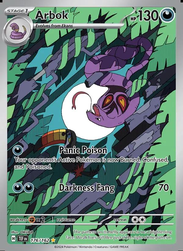 Image of Arbok Temporal Forces (TEF) #176