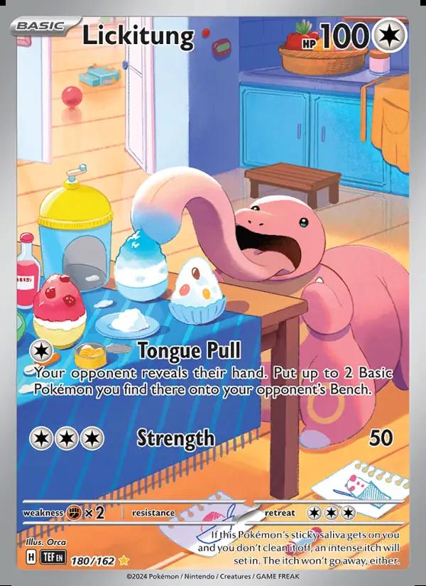 Image of Lickitung Temporal Forces (TEF) #180