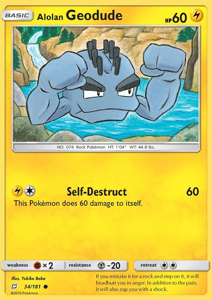 Image of Alolan Geodude Team Up (TEU) #34