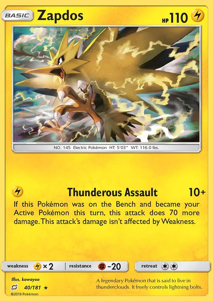 Image of Zapdos Team Up (TEU) #40