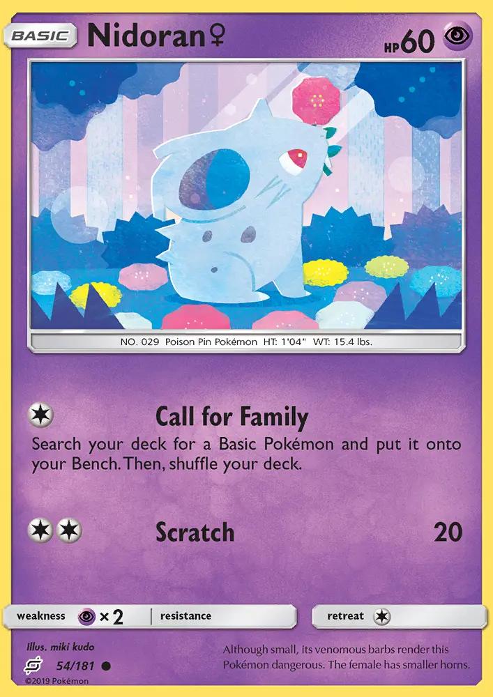 Image of Nidoran Female Team Up (TEU) #54