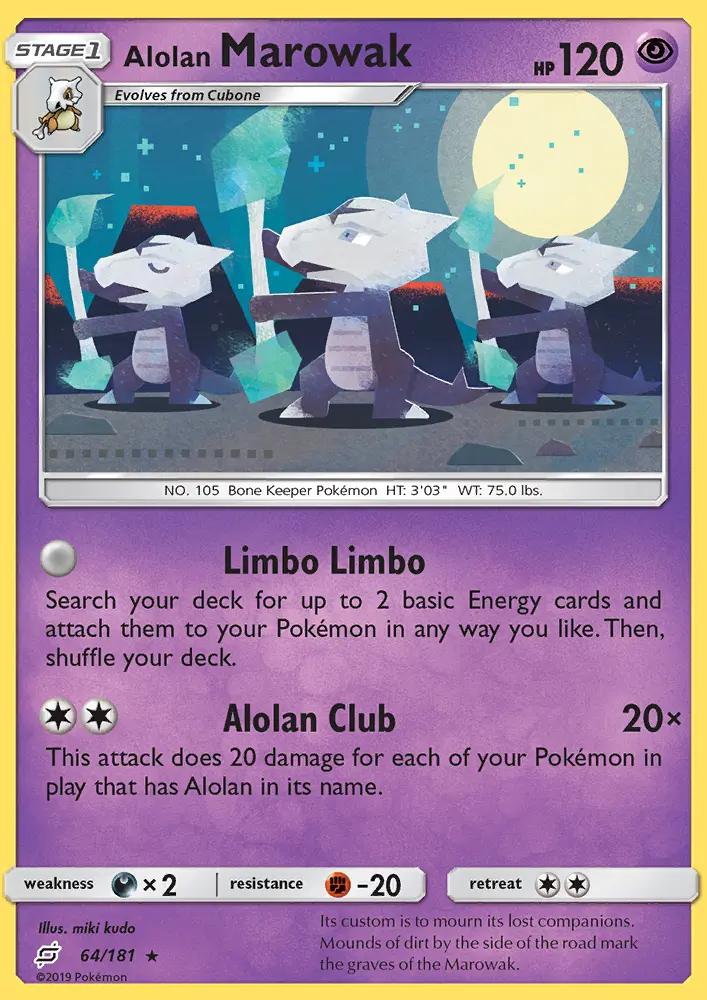Image of Alolan Marowak Team Up (TEU) #64