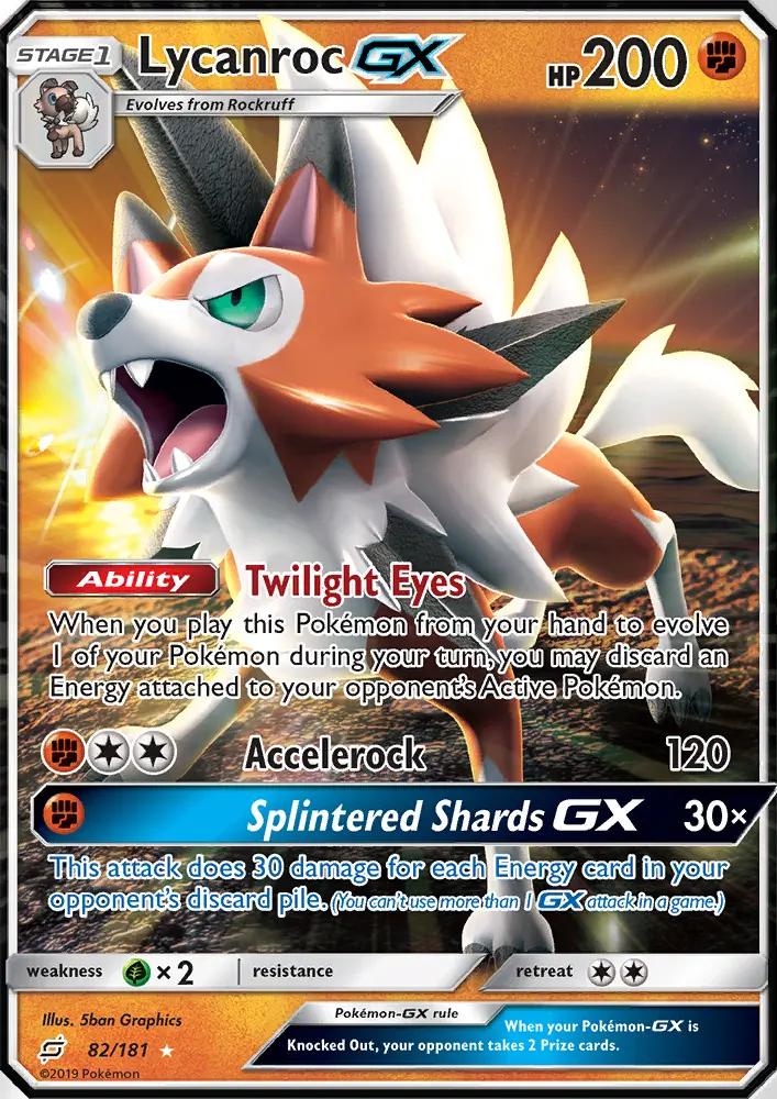 Image of Lycanroc-GX Team Up (TEU) #82