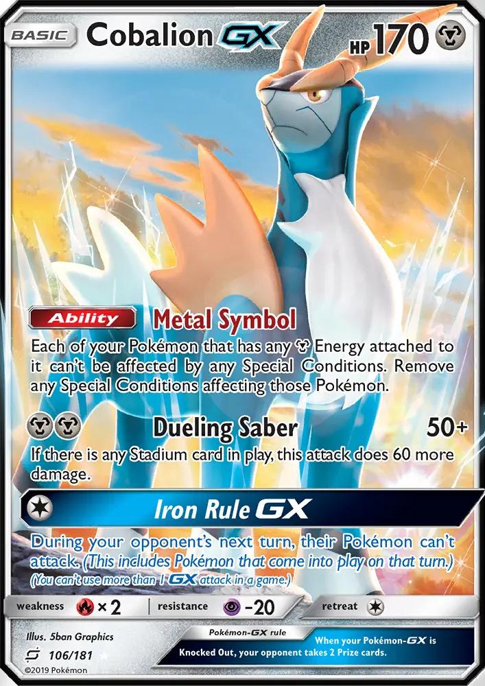 Image of Cobalion-GX Team Up (TEU) #106