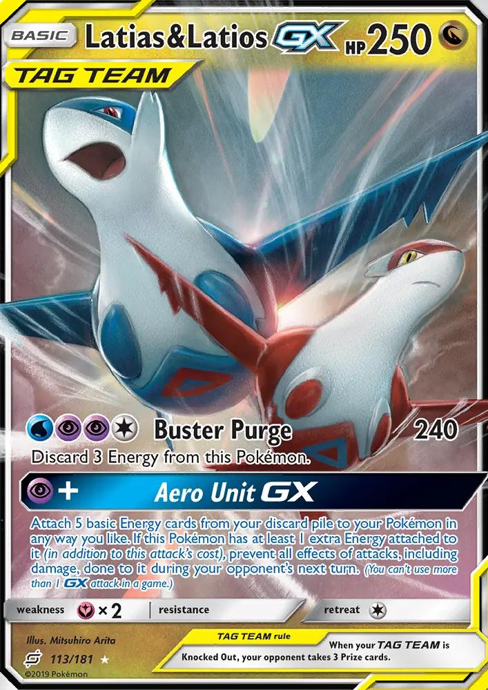 Image of Latias and Latios-GX Team Up (TEU) #113
