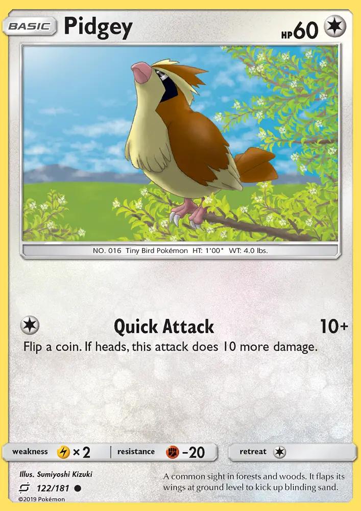 Image of Pidgey Team Up (TEU) #122