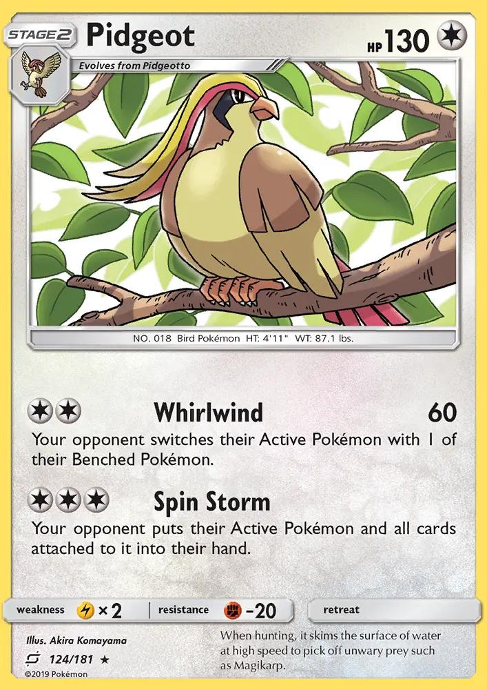 Image of Pidgeot Team Up (TEU) #124