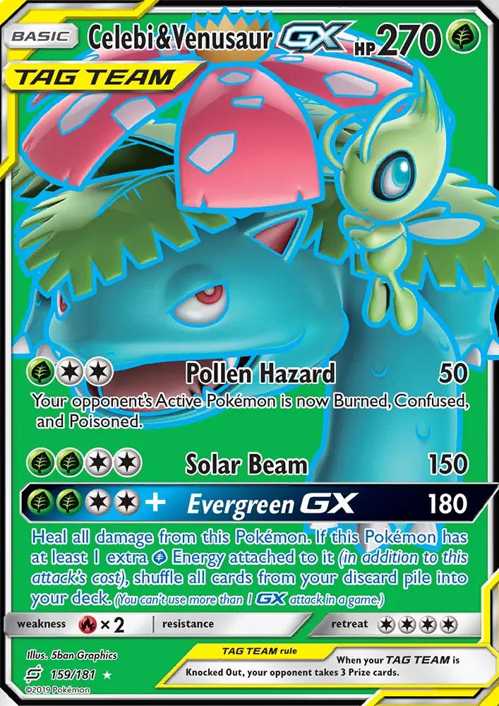 Image of Celebi and Venusaur-GX Team Up (TEU) #159