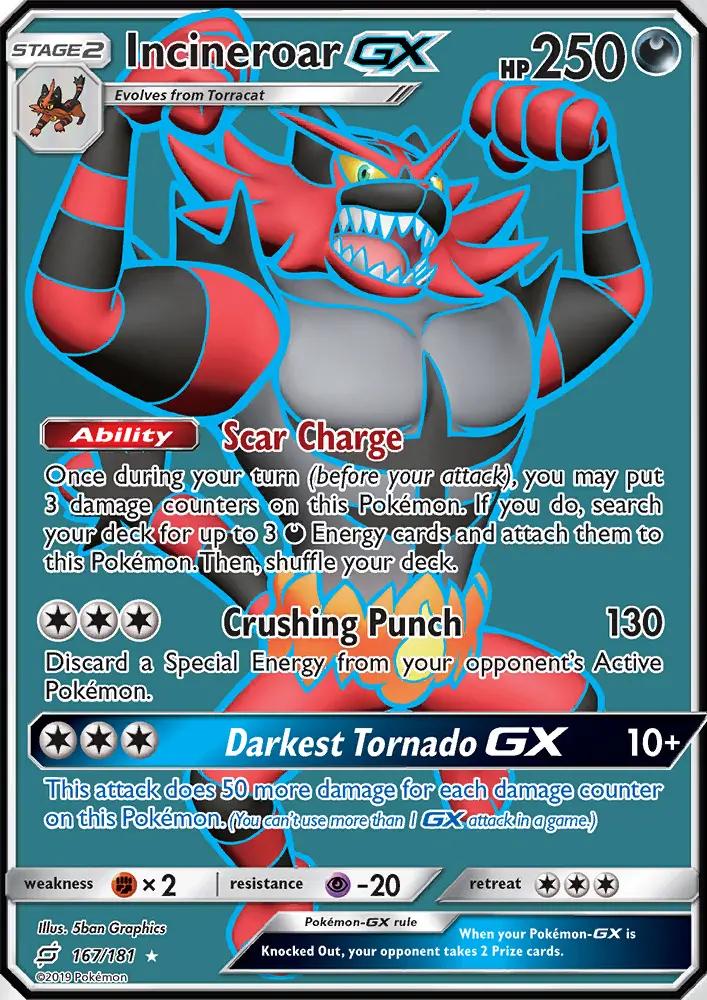 Image of Incineroar-GX Team Up (TEU) #167