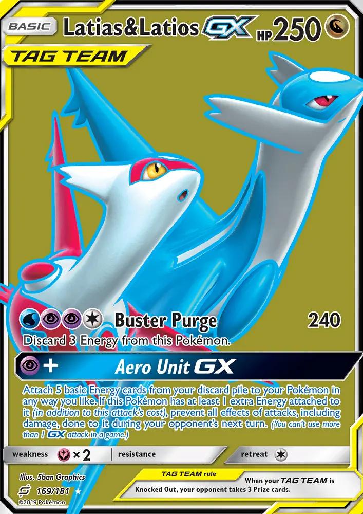 Image of Latias and Latios-GX Team Up (TEU) #169