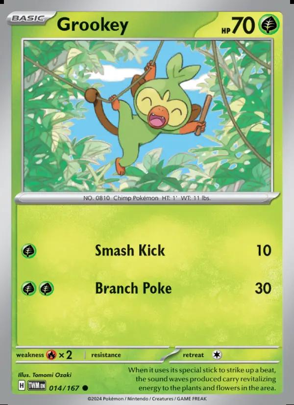 Image of Grookey Twilight Masquerade (TWM) #014