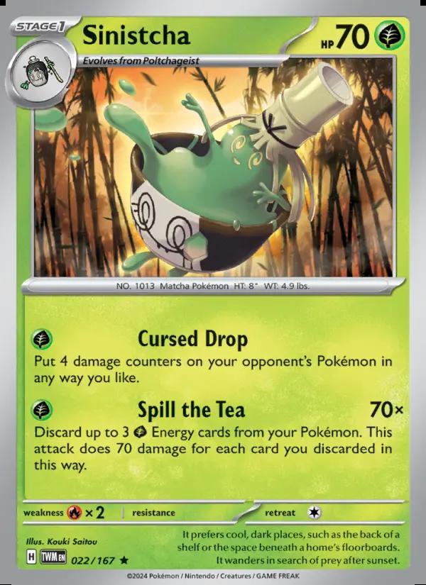 Image of Sinistcha Twilight Masquerade (TWM) #022