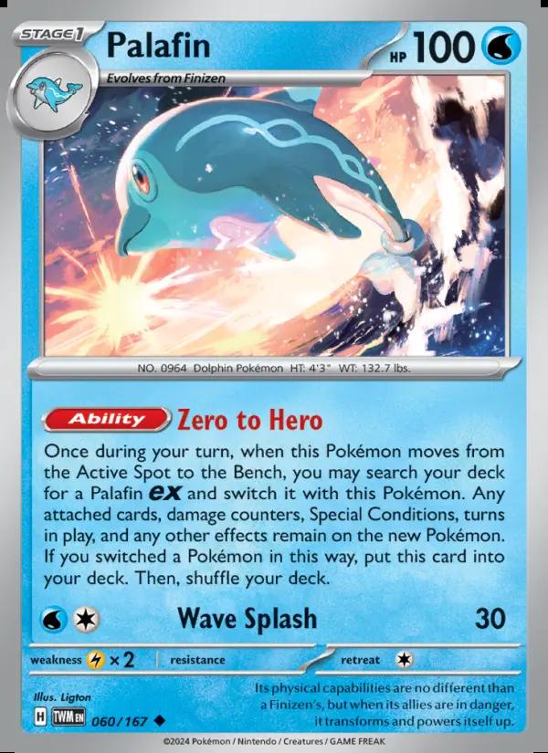 Image of Palafin Twilight Masquerade (TWM) #060