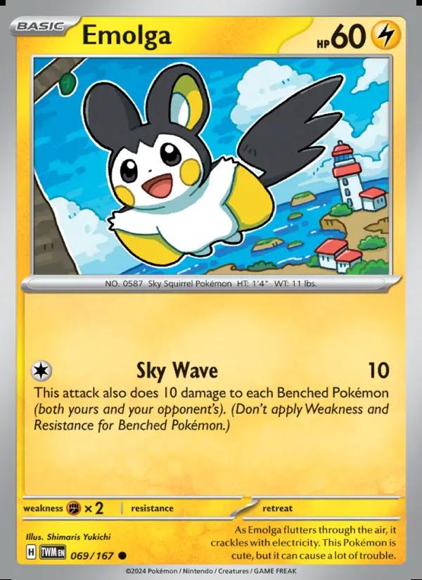 Image of Emolga Twilight Masquerade (TWM) #069