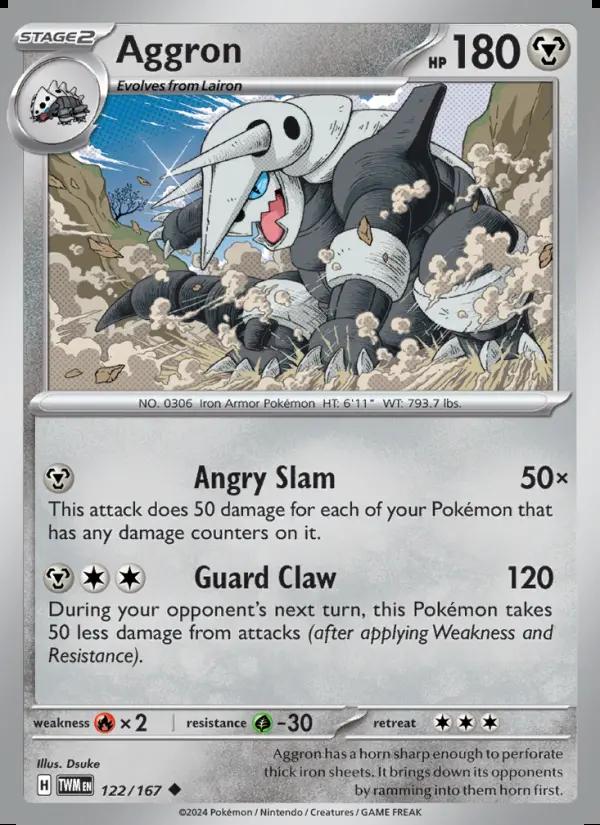 Image of Aggron Twilight Masquerade (TWM) #122