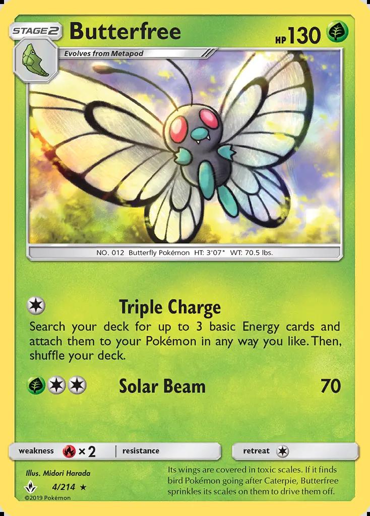 Image of Butterfree Unbroken Bonds (UNB) #4