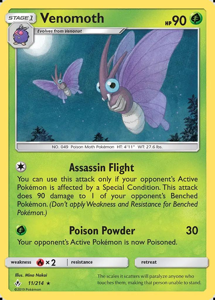 Image of Venomoth Unbroken Bonds (UNB) #11