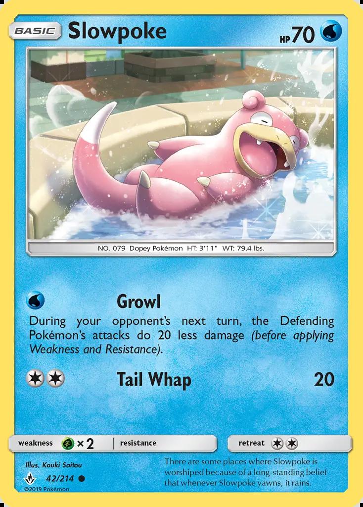 Image of Slowpoke Unbroken Bonds (UNB) #42