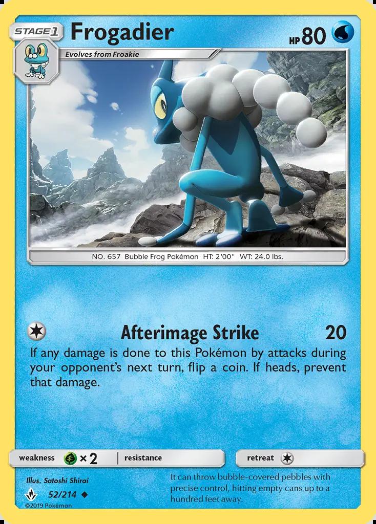 Image of Frogadier Unbroken Bonds (UNB) #52
