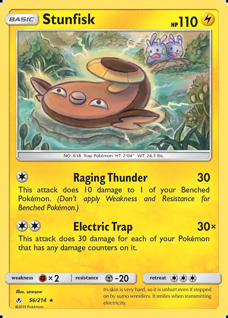 Image of Stunfisk Unbroken Bonds (UNB) #56