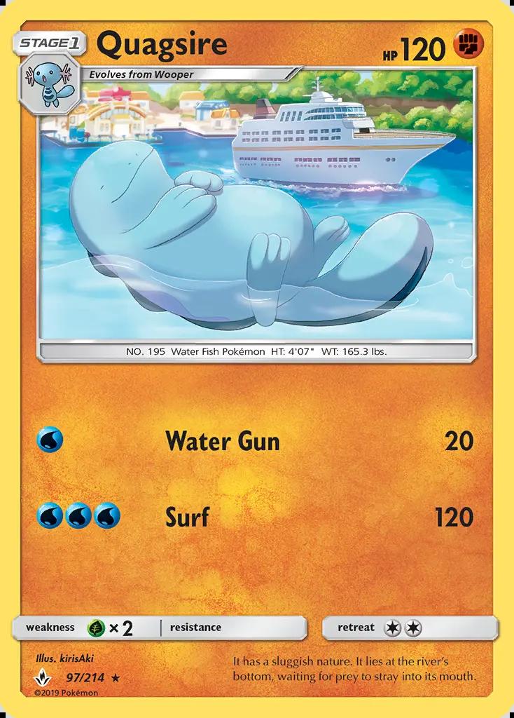 Image of Quagsire Unbroken Bonds (UNB) #97