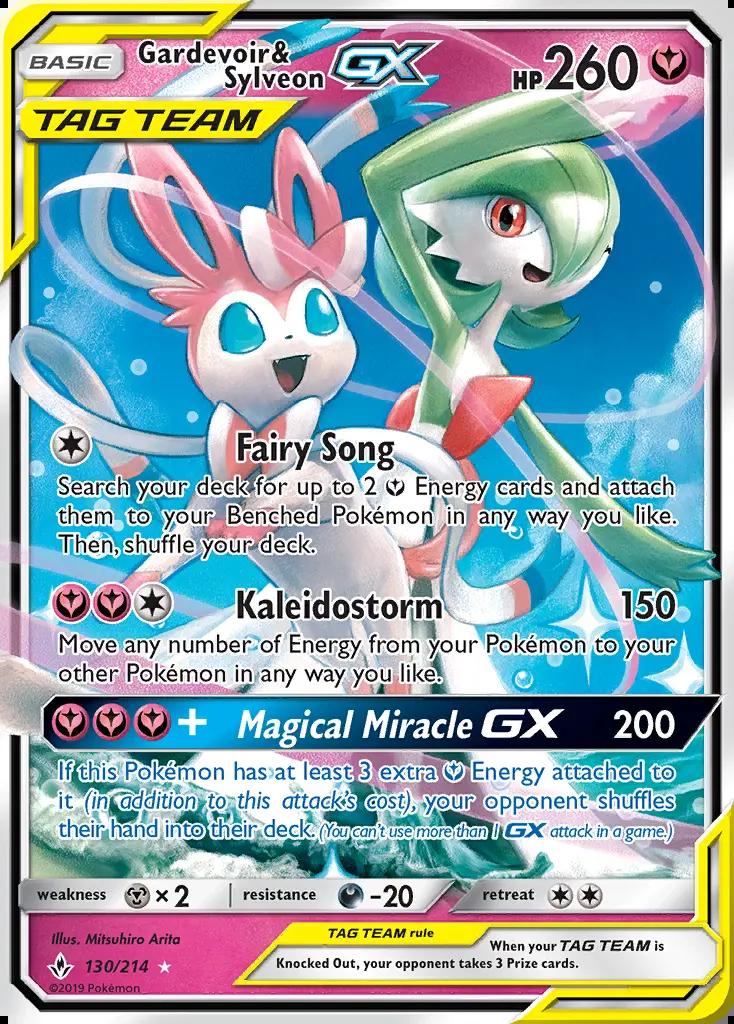 Image of Gardevoir and Sylveon-GX Unbroken Bonds (UNB) #130