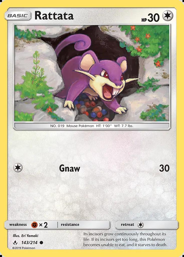 Image of Rattata Unbroken Bonds (UNB) #143
