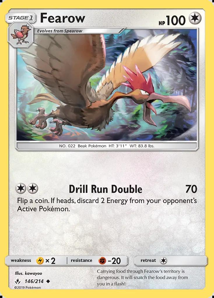 Image of Fearow Unbroken Bonds (UNB) #146