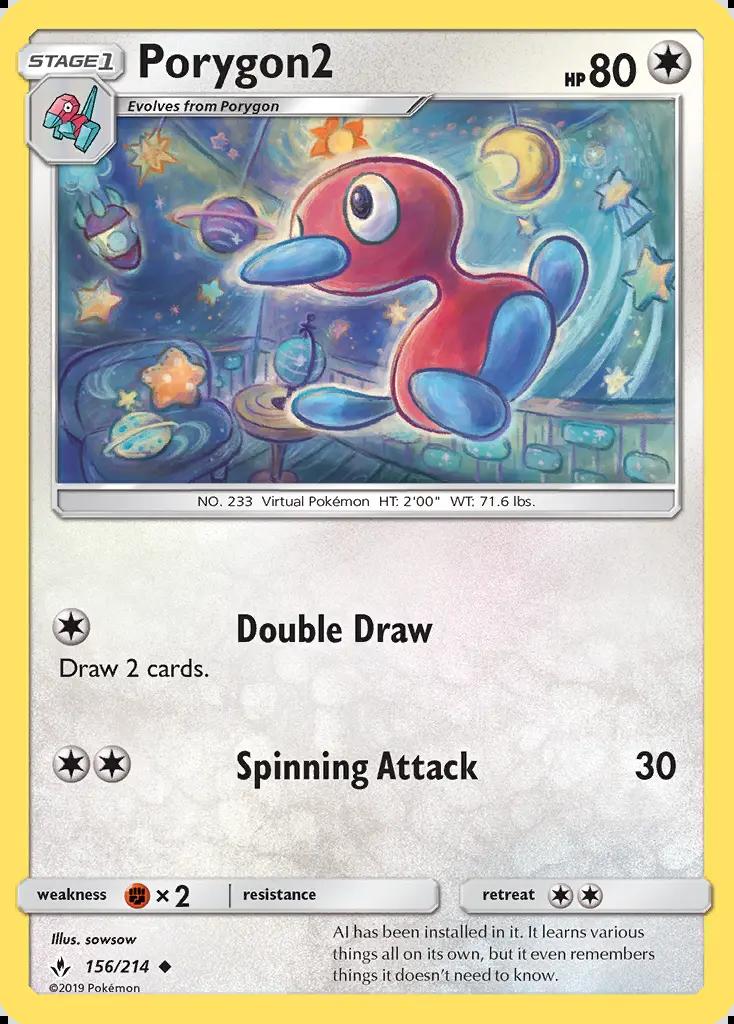 Image of Porygon2 Unbroken Bonds (UNB) #156