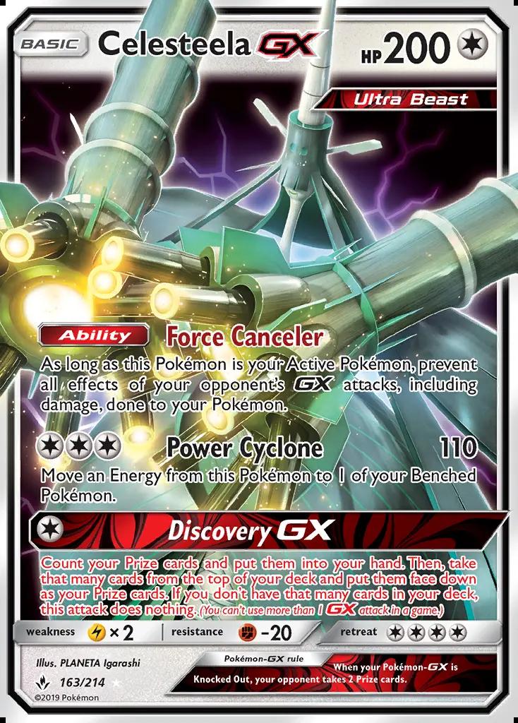 Image of Celesteela-GX Unbroken Bonds (UNB) #163