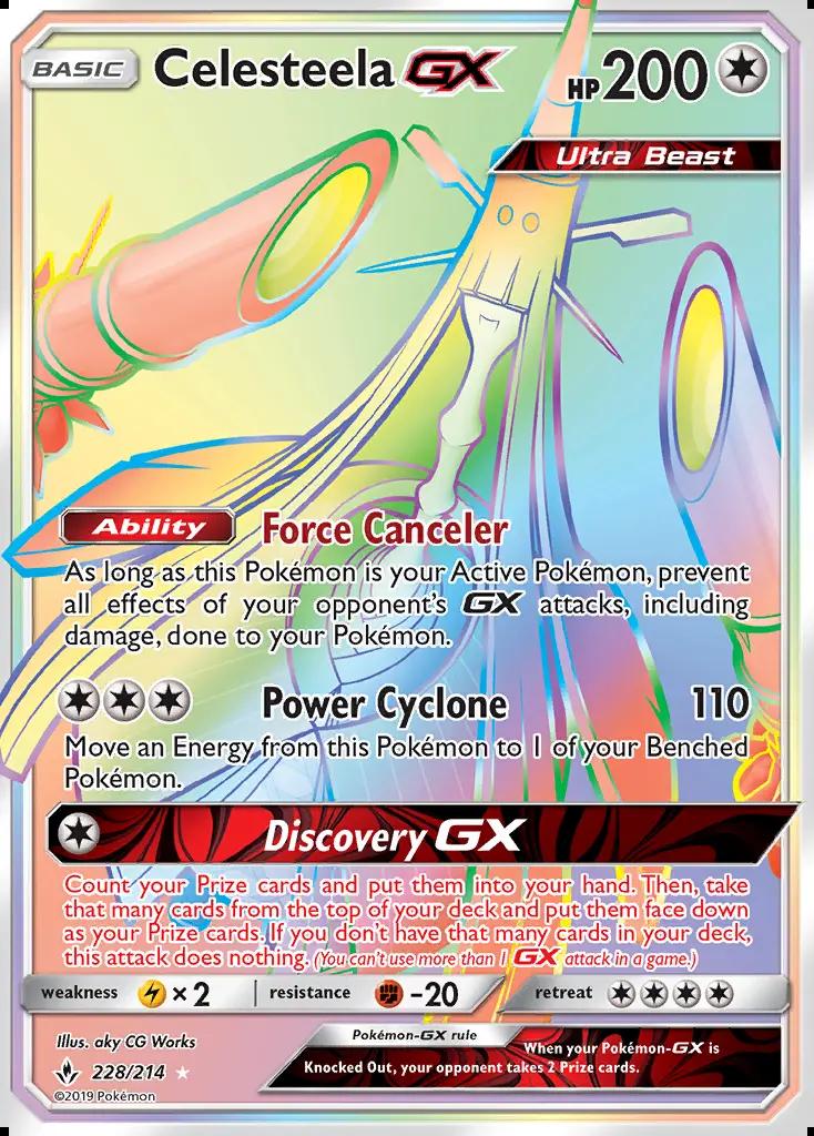 Image of Celesteela-GX Unbroken Bonds (UNB) #228