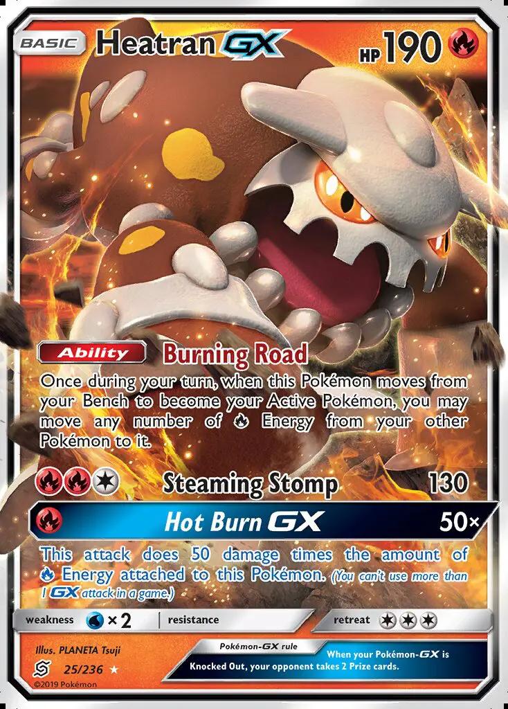 Image of Heatran-GX Unified Minds (UNM) #25
