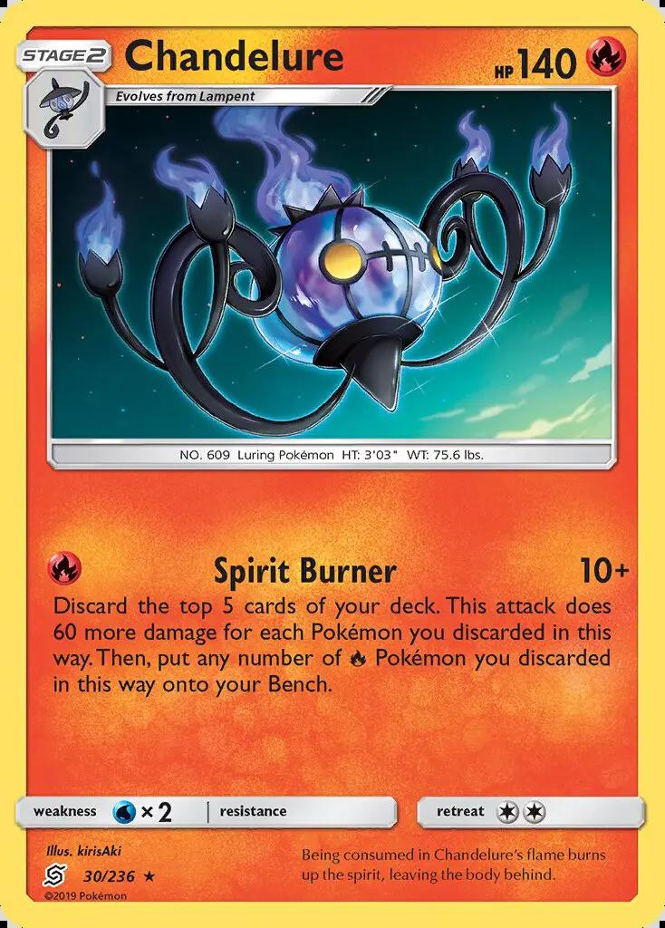 Image of Chandelure Unified Minds (UNM) #30