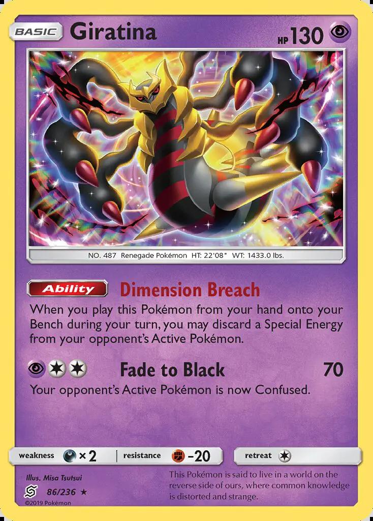 Image of Giratina Unified Minds (UNM) #86