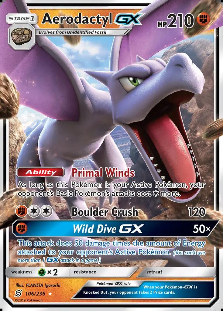 Image of Aerodactyl-GX Unified Minds (UNM) #106