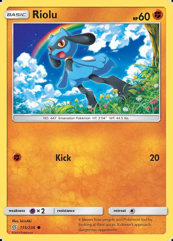 Image of Riolu Unified Minds (UNM) #115